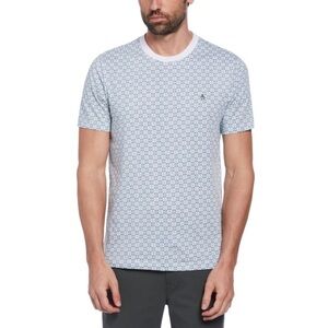 Penguin tshirt size XXL Original Penguin Geometric T-Shirts for Men blue